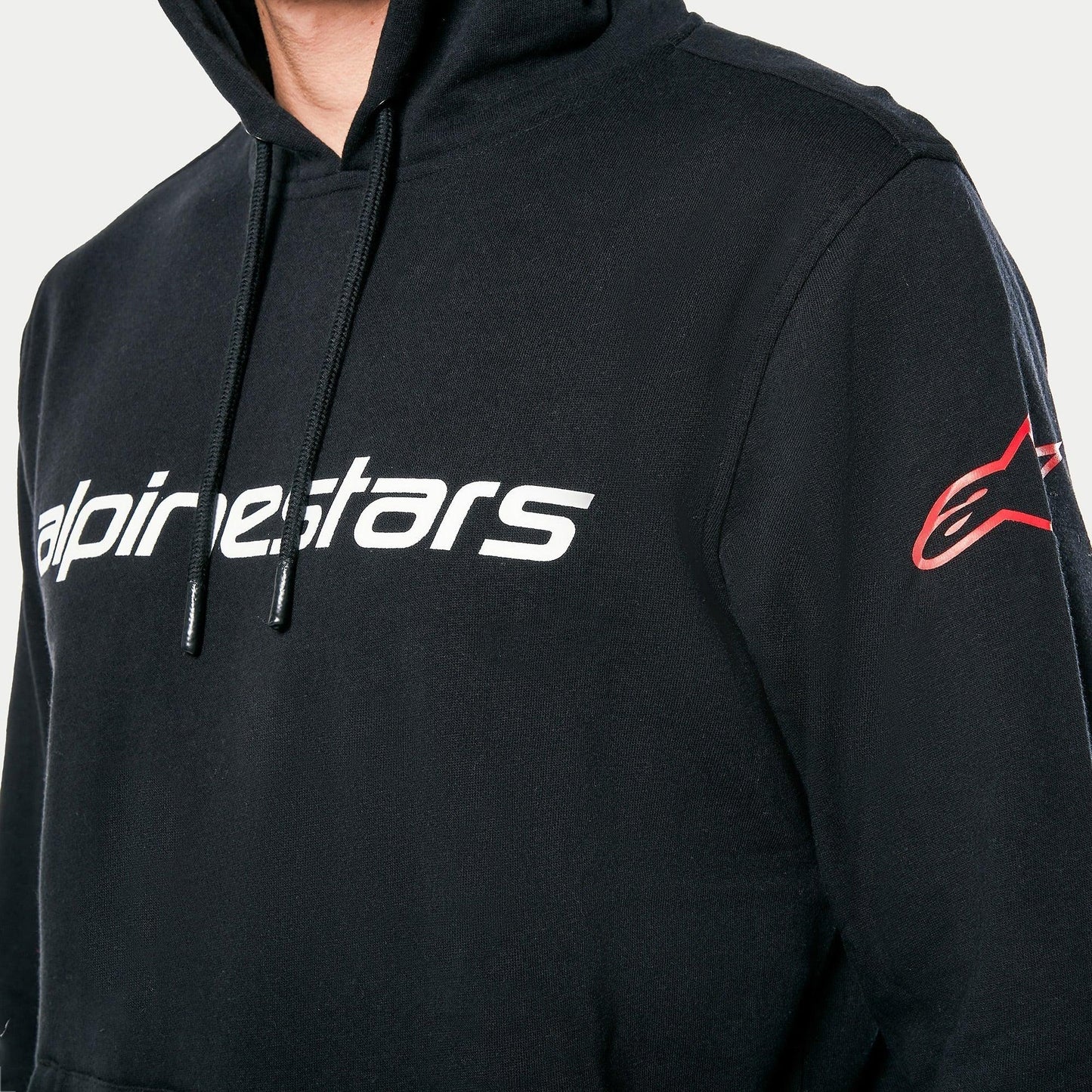 Sudadera Linear Wordmark V3 Negra