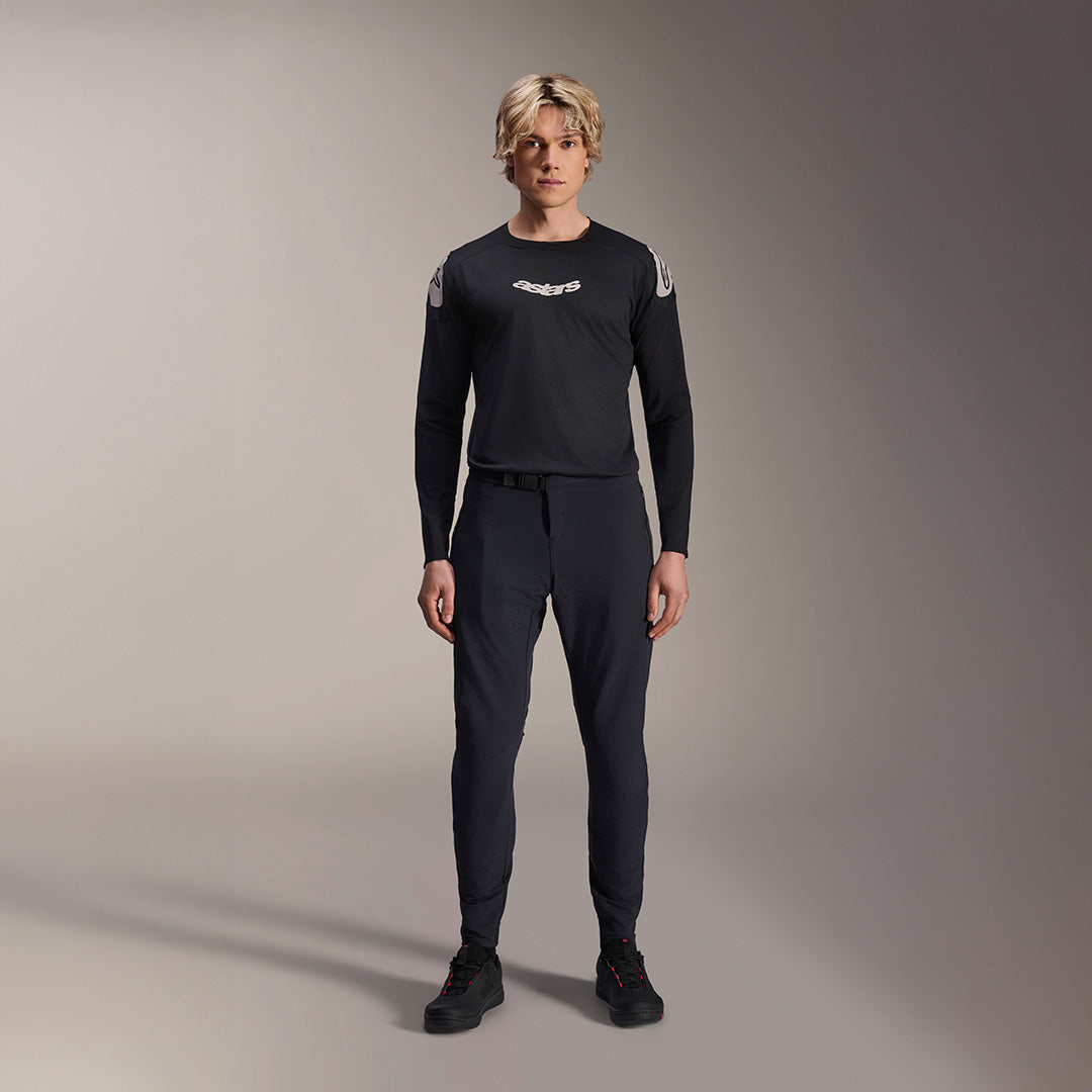 Jersey A-Aria Polartec Elite Negro - Manga Larga