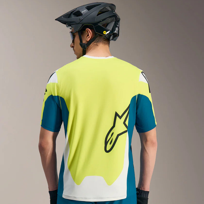 Jersey A-Dura Race Azul/Verde - Manga Corta