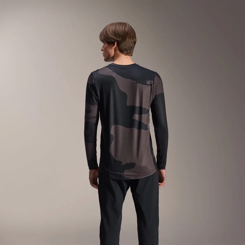 Jersey A-Dura Hollow Camo Negro - Manga Larga