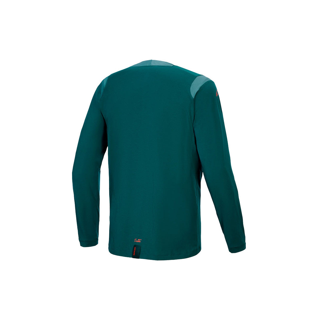 Jersey A-Dura Dri Wool Dark Pine - Manga Larga