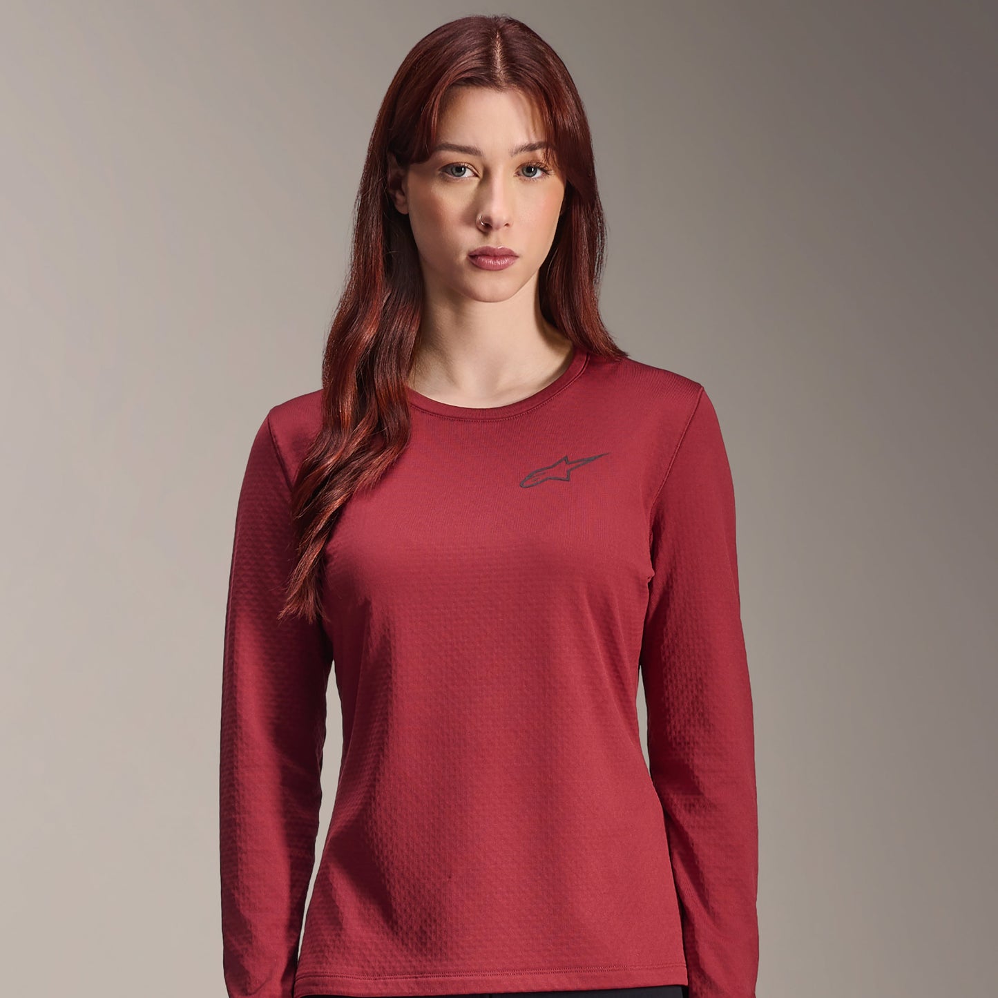 Jersey Termico para Mujer A-Dura Stella Burgundy