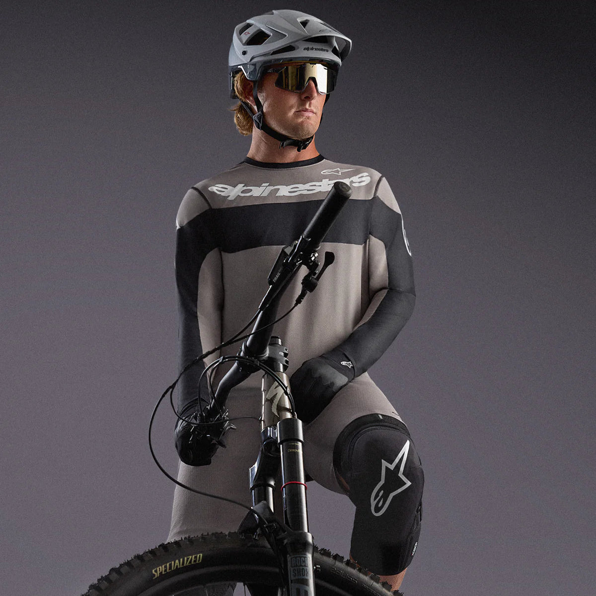 Jersey A-Dura Race Gris - Manga Larga