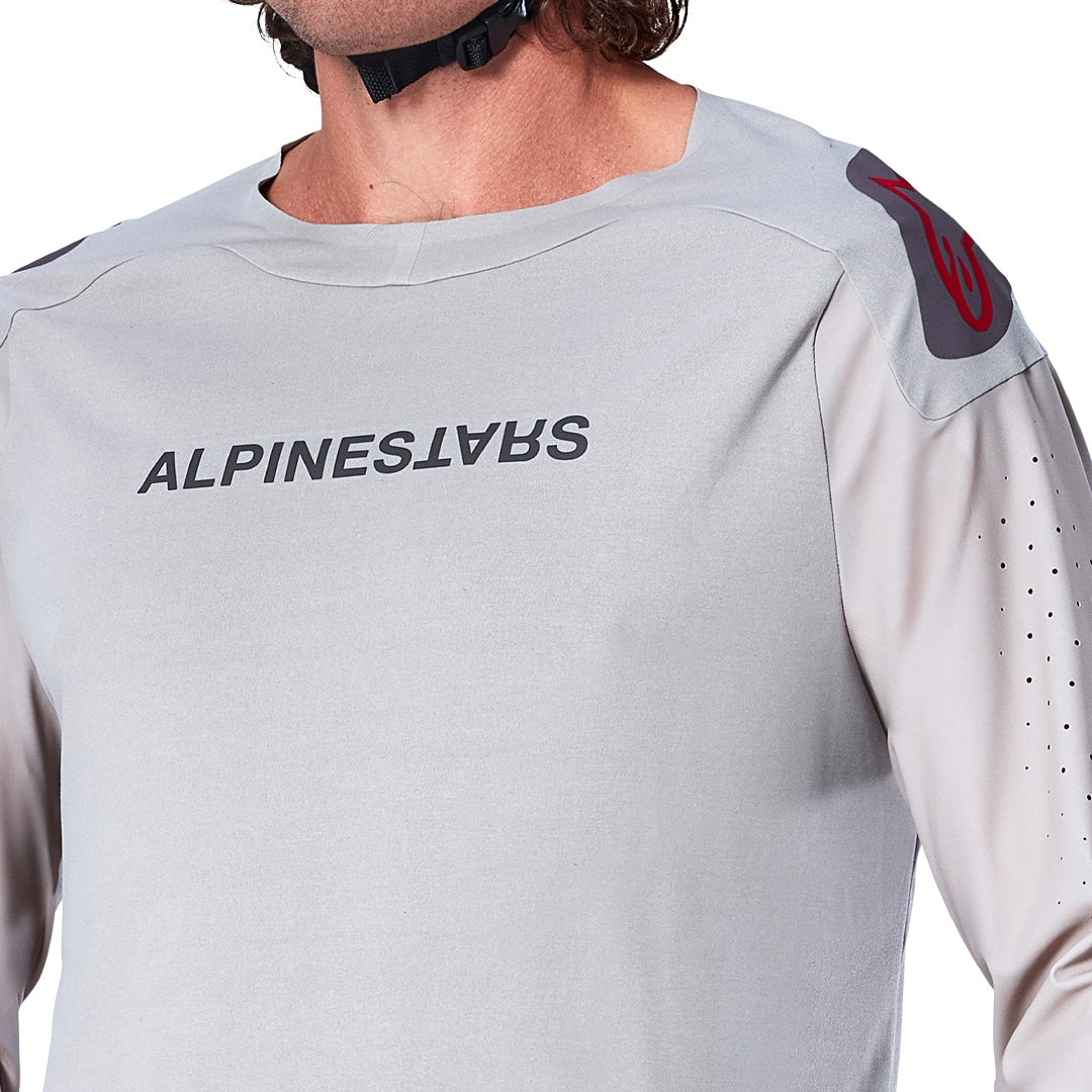 Jersey A-Aria Polartec Switch Gris Claro - Manga Larga