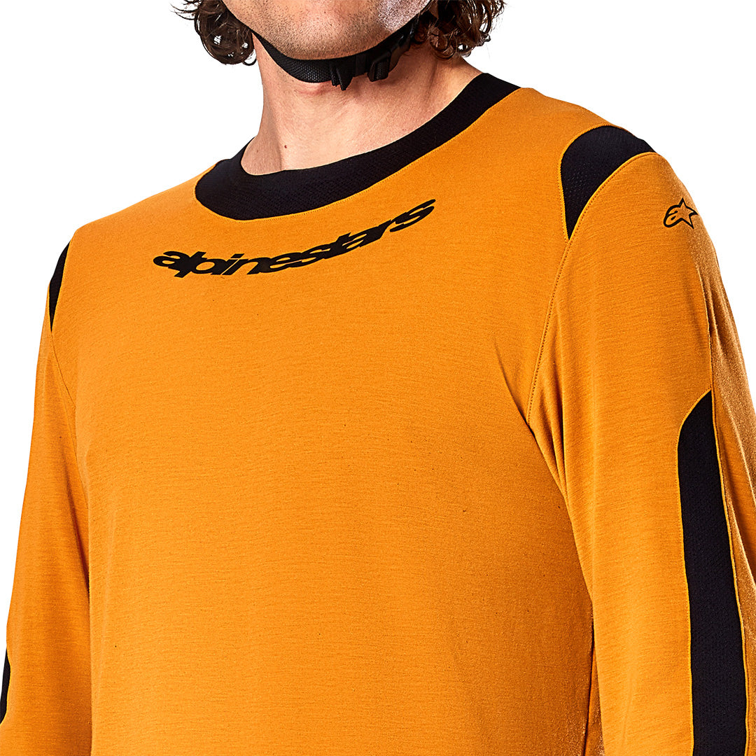 Jersey A-Dura Dri Wool Dorado Oscuro - Manga Larga