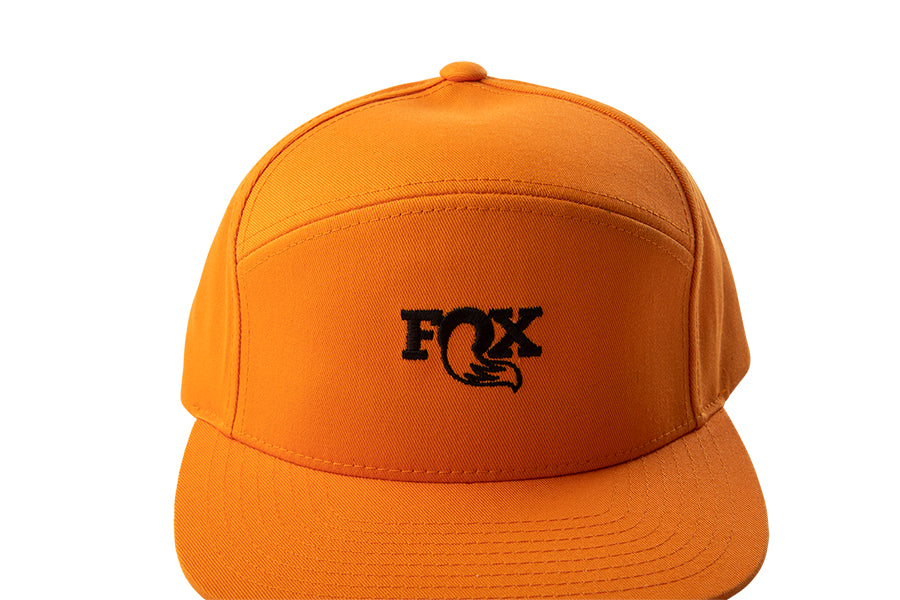 SHOP 5 PANEL STRAPBACK HAT-ORANGE-OS