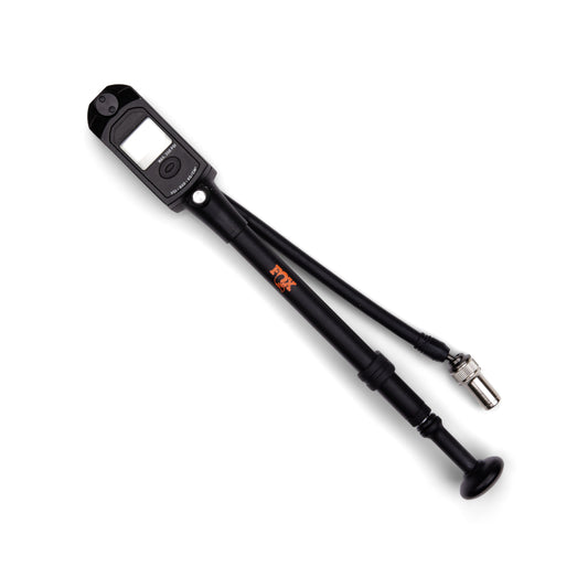 Pump: Fox Digital HP w/ Bleed, Foldable, Replaceable Battery, 350 psi, Long Swivel Head