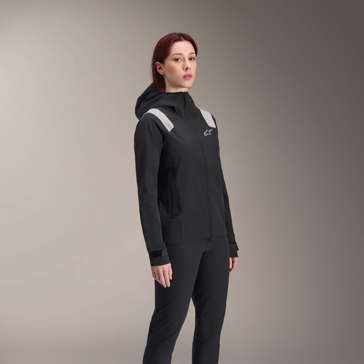 Chamarra Impermeable para Mujer A-Dura Stella Negra