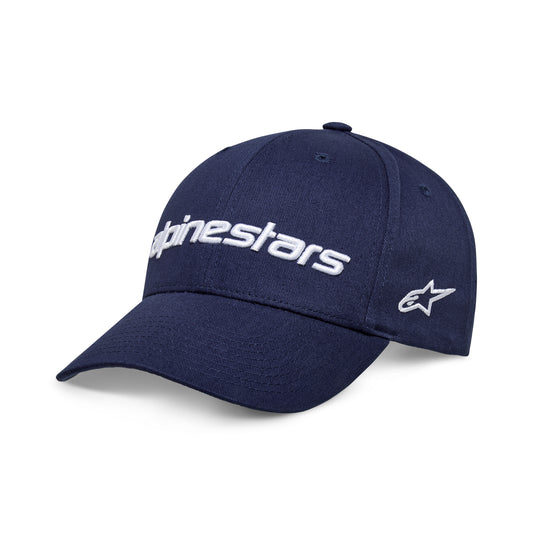 Gorra Linear Wordmark 2.0 Azul Marino  / Blanco