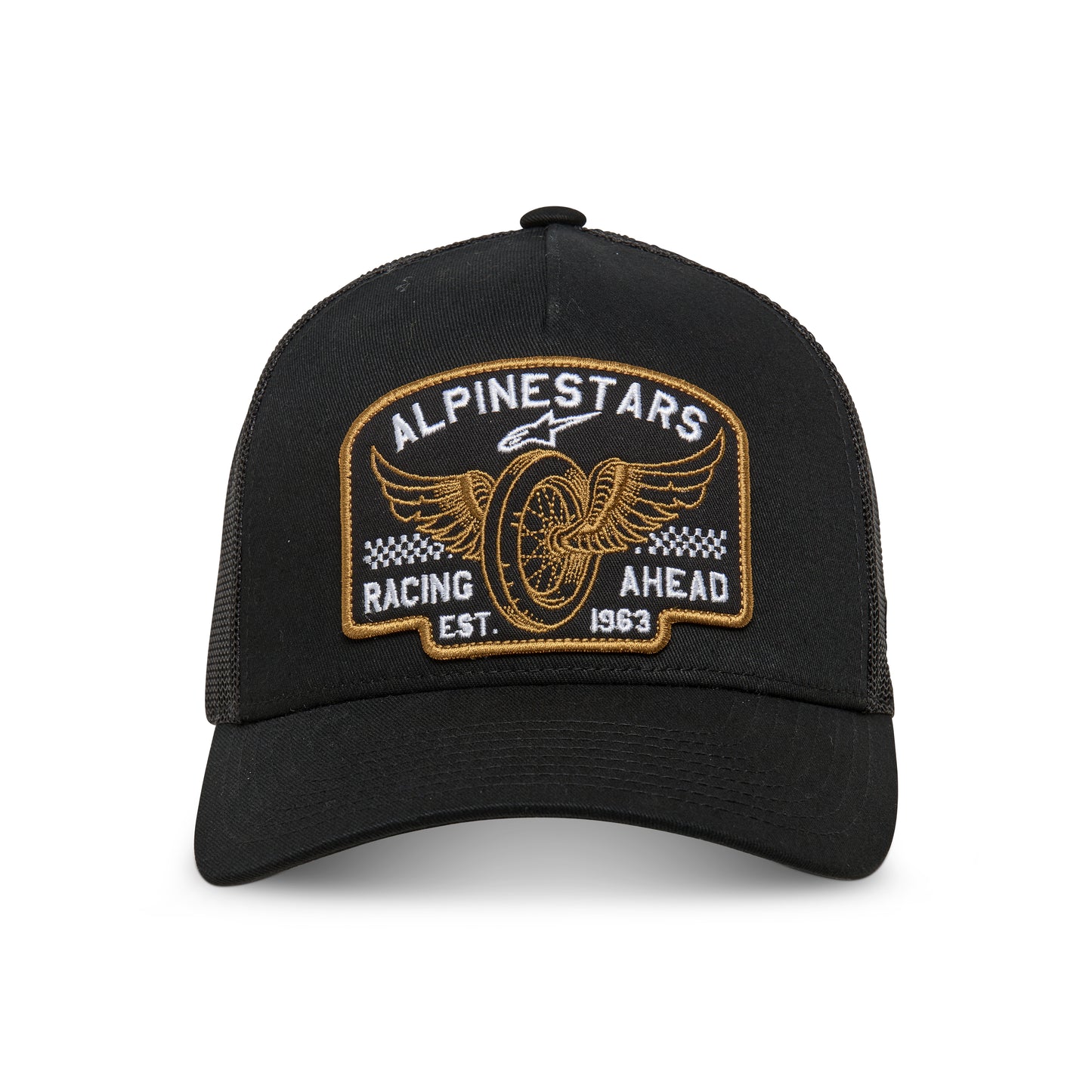 Gorra Heritage Patch Trucker Negra