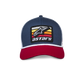 Gorra Selica Azul Marino/Rojo