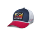 Gorra Selica Azul Marino/Rojo