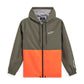 Chamarra Rompevientos Speeder Verde Militar / Naranja