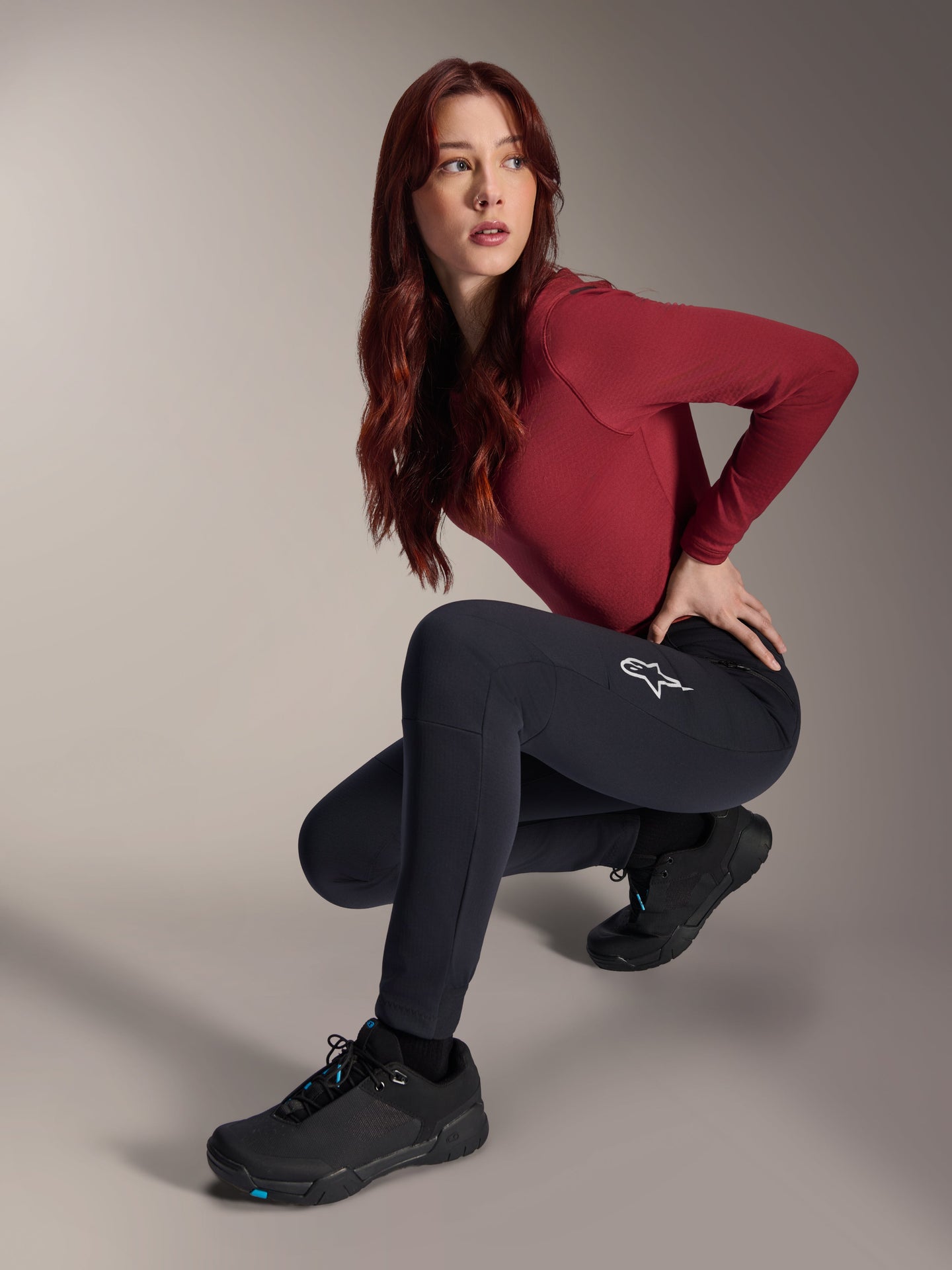 Pantalon Termico para Mujer A-Dura Stella Negro