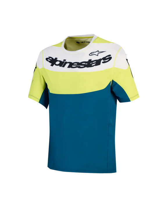 Jersey A-Dura Race Azul/Verde - Manga Corta