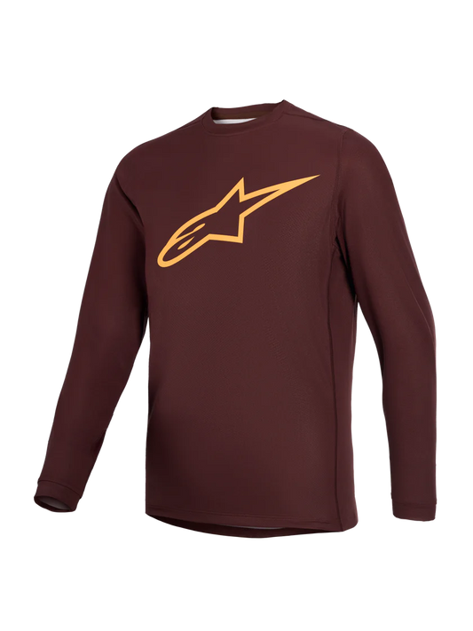 Jersey para Mujer Stella A-Dura Ride Bordeaux - Manga Larga