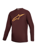 Jersey para Mujer Stella A-Dura Ride Bordeaux - Manga Larga