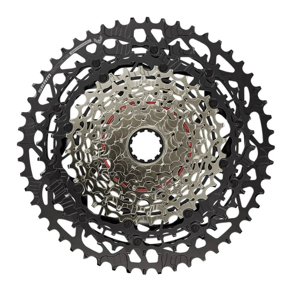 Cassette de Piñones SRAM XS 1270 10-52T T-Type para MTB y E-MTB 12v Cromo Negro