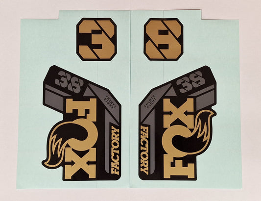 Decal Kit: 2025, 38, F-S, Kashima/Gray Logo, Shiny Black Fork
