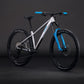Bicicleta CUBE Reaction TM ONE 2026 - Detalle logo CUBE y diseño rawmetal blue