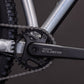  CUBE Reaction TM ONE - Vista diagonal cuadro rawmetal acabado premium shimano cues