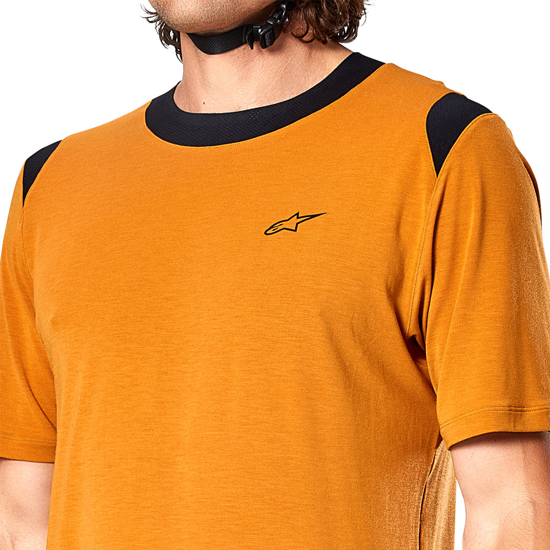Jersey A-Dura Dri Wool Dorado Oscuro - Manga Corta