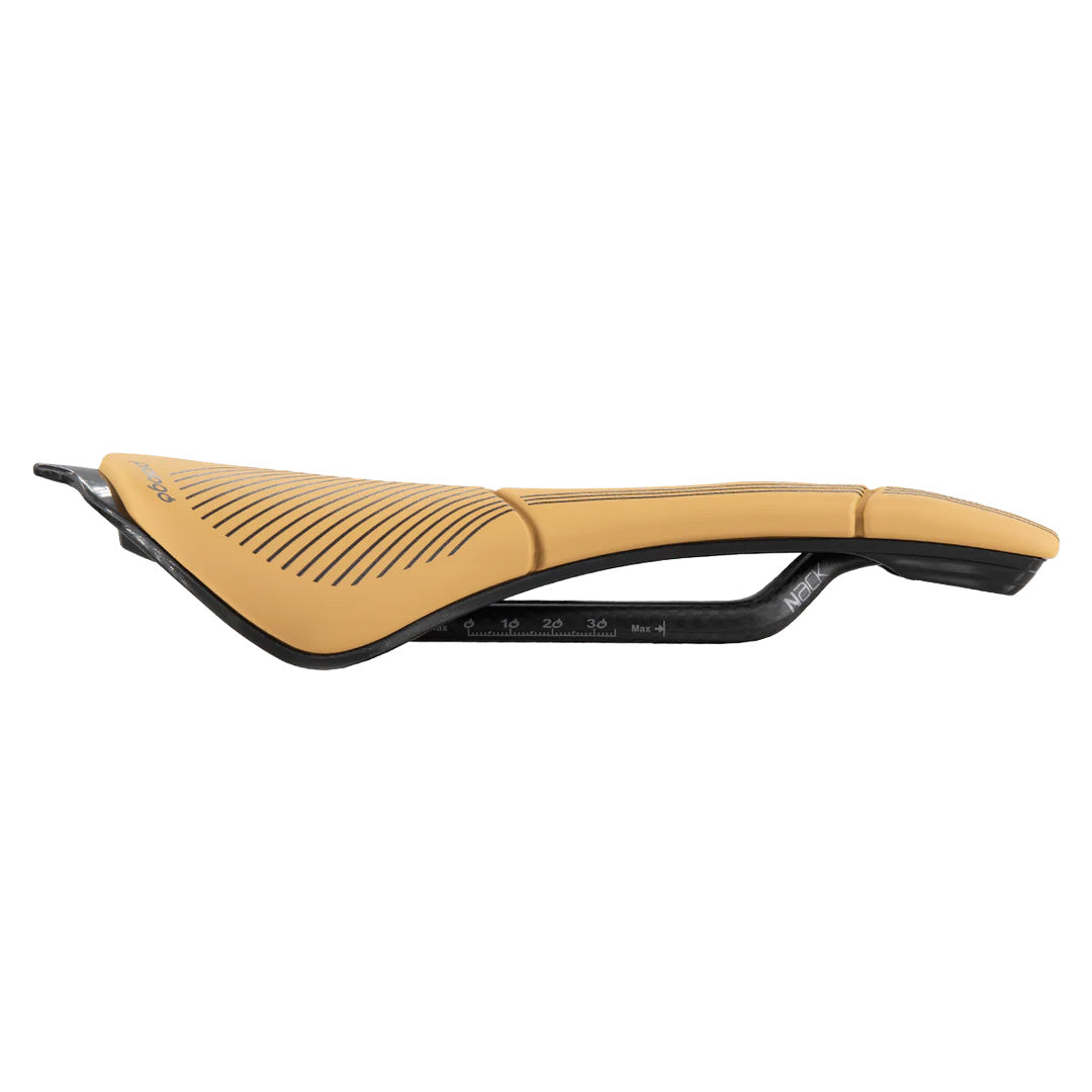 Asiento Prologo Scratch M5 PAS AGX con Control Antideslizamiento - Riel TIROX - Cafe Claro