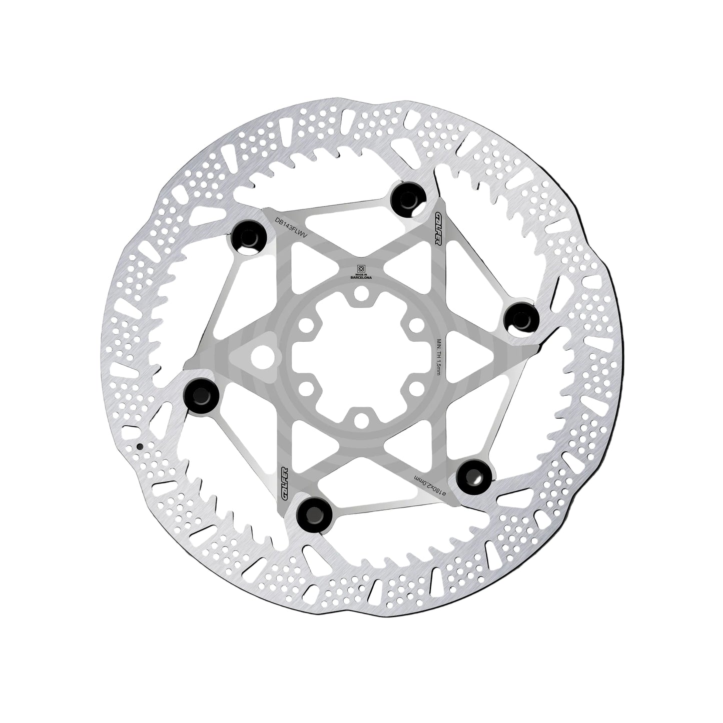 Rotor GALFER SHARK EVO RAW 180 x 2.0 mm
