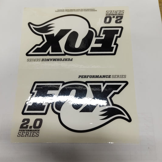 Decal: O/R, [6.8" X 5.57"] Fox 2.0 Performance Series Body Decal, Remote Reservoir