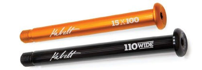 Service Set: Axle Assembly: 15 X 110mm Kabolt, Orange Ano