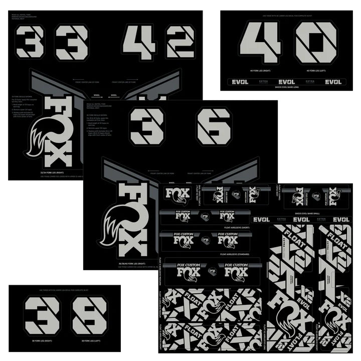 Fox Custom Decal Kit 2021