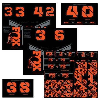 Fox Custom Decal Kit 2021